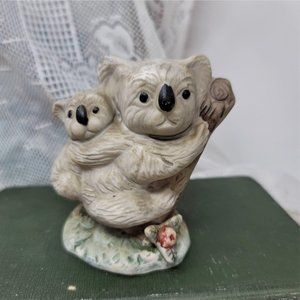 Koala Holding Cub - Collectible Figurine Miniature